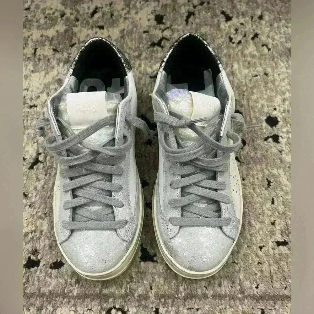 P448 John White / Wasabi Sneakers - Picture 2 of 10